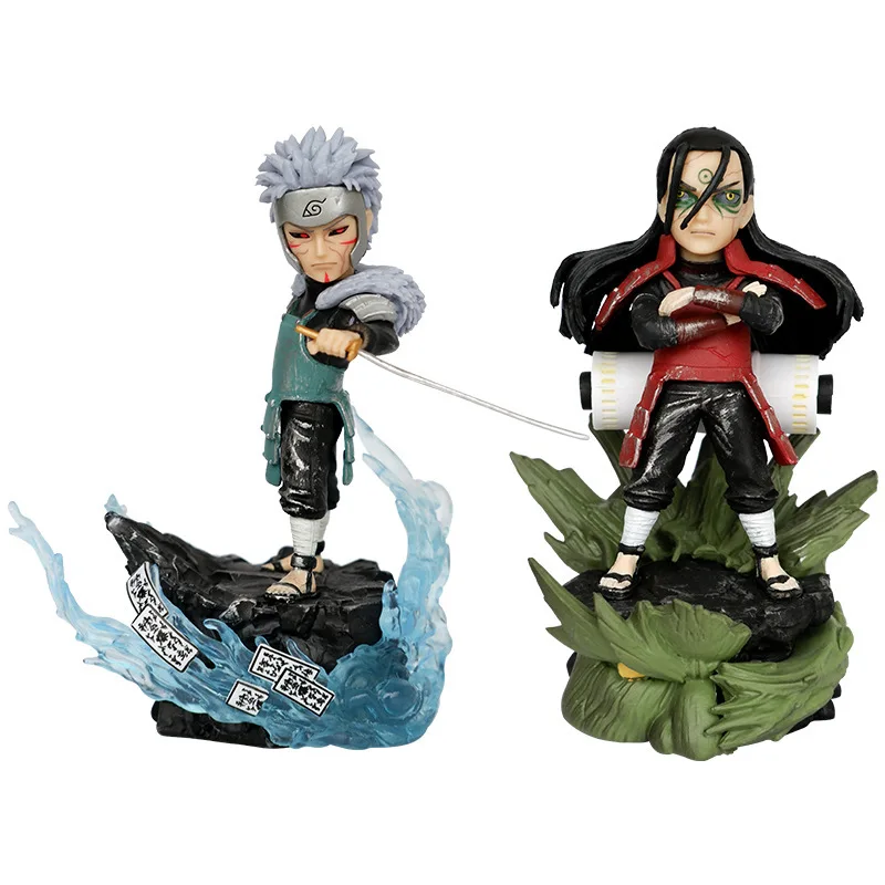 Anime N aruto Figure GK Shippuuden Kyuubi Susanoo Uchiha Madara Action Figurine G5 Senju Tobirama  Hashirama PVC Action Figure