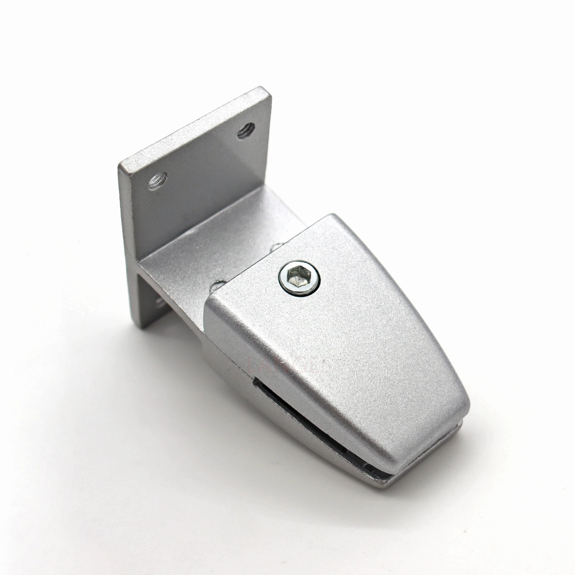 Office Hardware T Type Base Desktop Floor Acrylic Divider Panel Clip Divider Aluminum Alloy Glass Office Partition Clamp