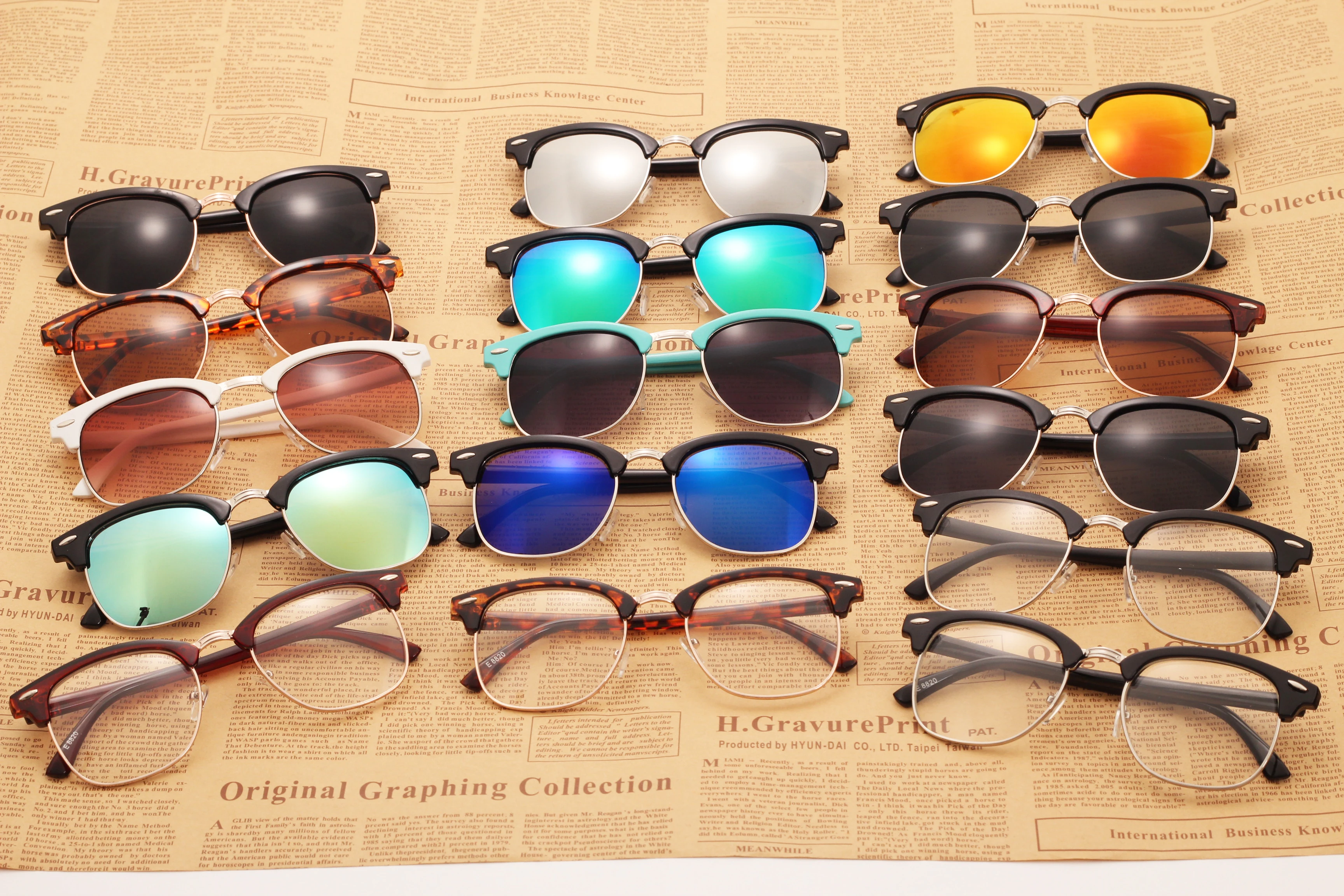 Бесплатный образец, ретро, винтажные, с пользовательским логотипом, оптом, женские, мужские, черные, квадратные, UV400, недорогие рекламные солнцезащитные очки