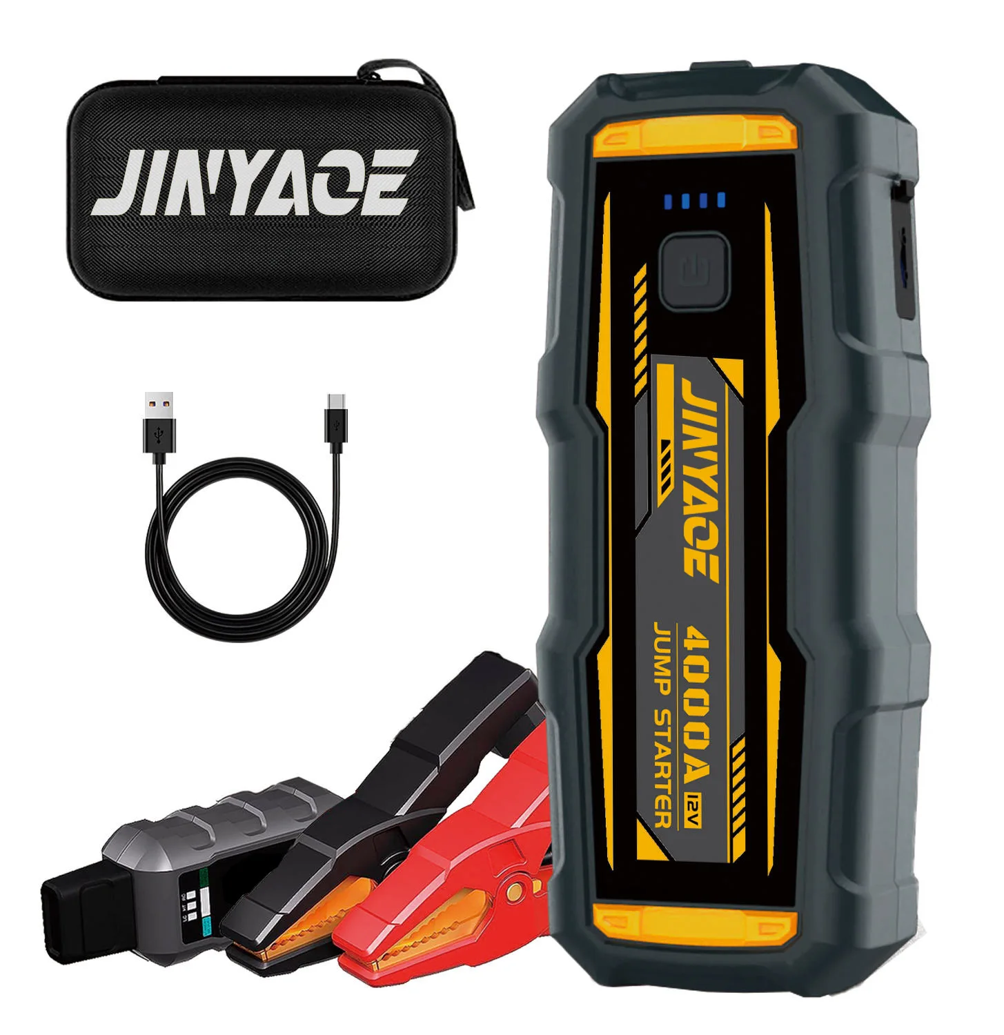 Multi-Function Portable 12v 20000mah 4000a Car Emergency Tools Booster Starting Device Portable Battery Jump Starter For Car