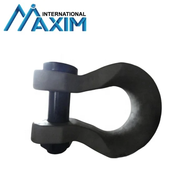 High Tensile 300ton Forged Alloy Steel Wide Body Sling Shackle