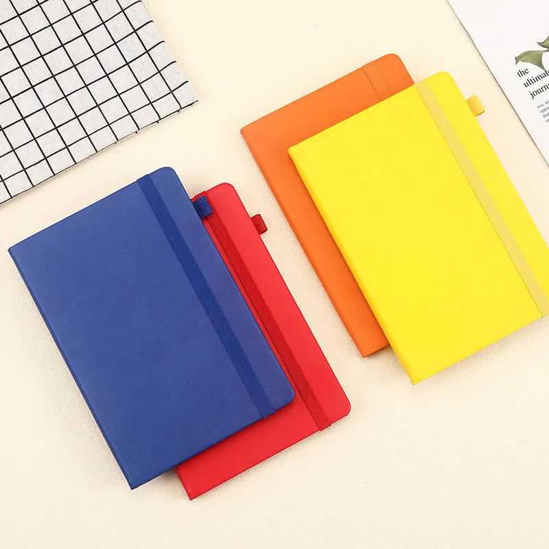 a5 notebook stationary and school supplies art printing cover notebook recycled genuine leather journals
