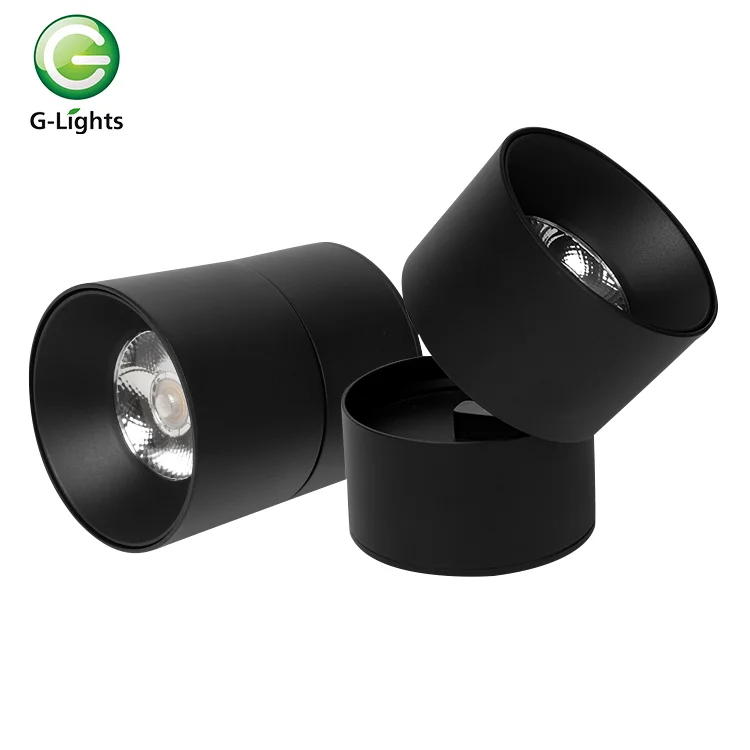 G-Lights Wholesale Anti Glare Surface Mounted 360 Degree Rotate Aluminum 10w 20w 30w Led Ceiling Spot Light