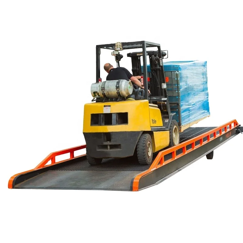 15T board dock leveler hydraulic container leveler container ramp for forklift