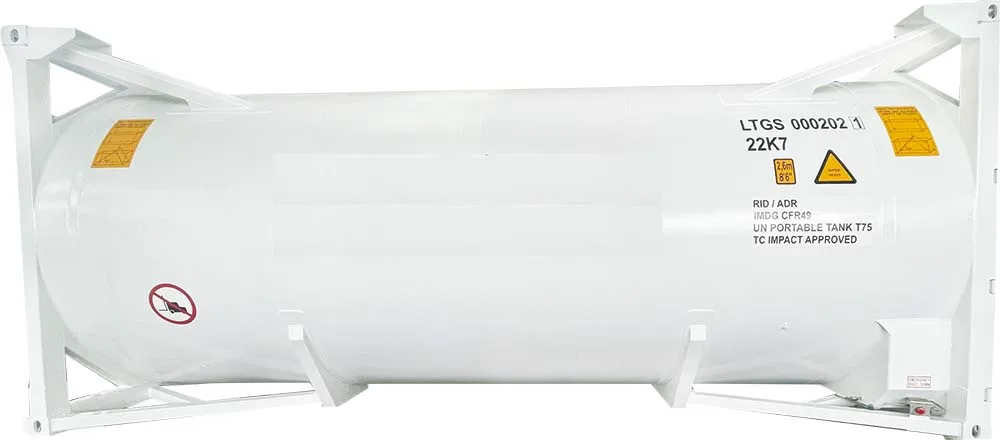 Factory Supply ISO 20M3 T75 Liquid Argon Gas Container Tank