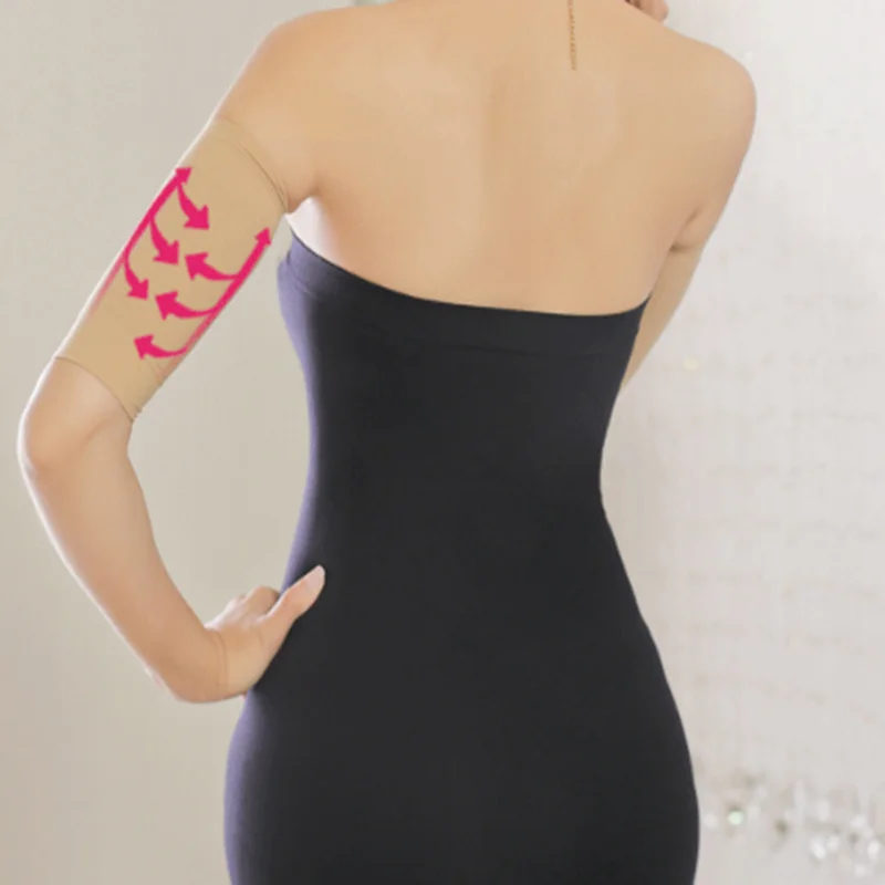 One Pair Arm Slimming Arm Shaper Fitness Workout Gym Arm Sleeve for Women