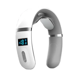 Intelligent Portable Wireless TENS Pulse Hot Compress Smart Neck Massager