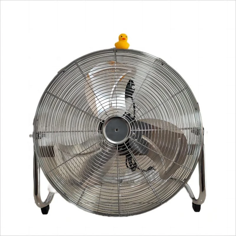 Новый высокоскоростной мощный двигатель большой портативный промышленный металлический напольный вентилятор для охлаждения складских помещений