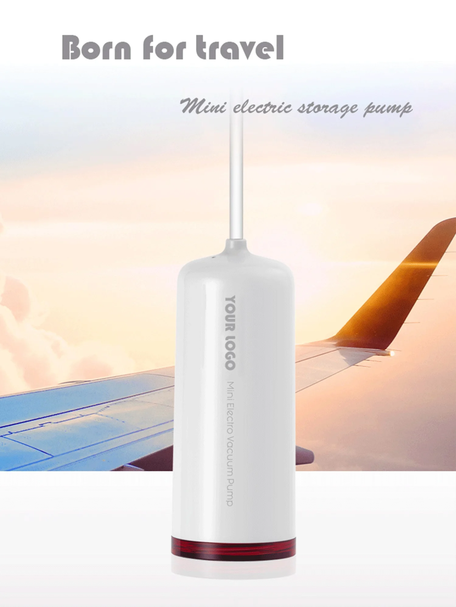 VNOST V8 multifunction portable vacuum sealer machine with vacuum storage bags for travel luggage compress space save