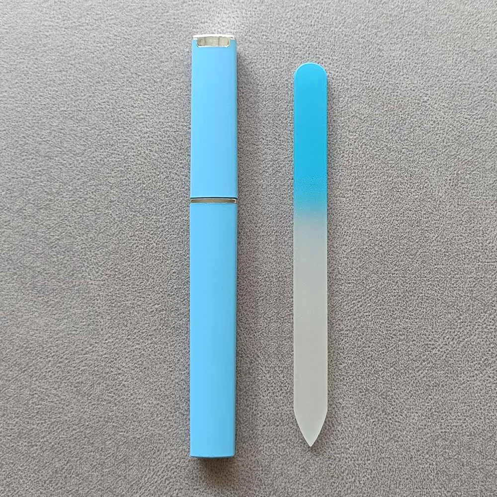 Hot Sale Nail Care Tools Glass Nail File With Case Nail File Glass