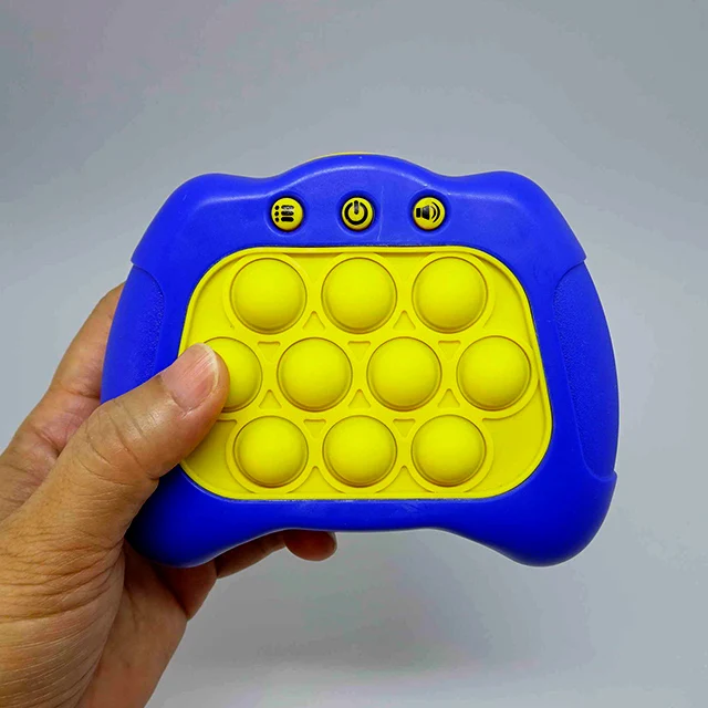 Funny Play Fast Push Puzzle Bubble Fidget Toys Console Electronic Quick Push Popping It Game Machine