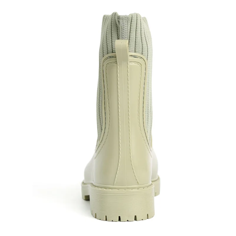 Wholesale Ladies Garden Ankle Wellington pvc gumboots  Chelsea Boots Woman Short Rain Boots