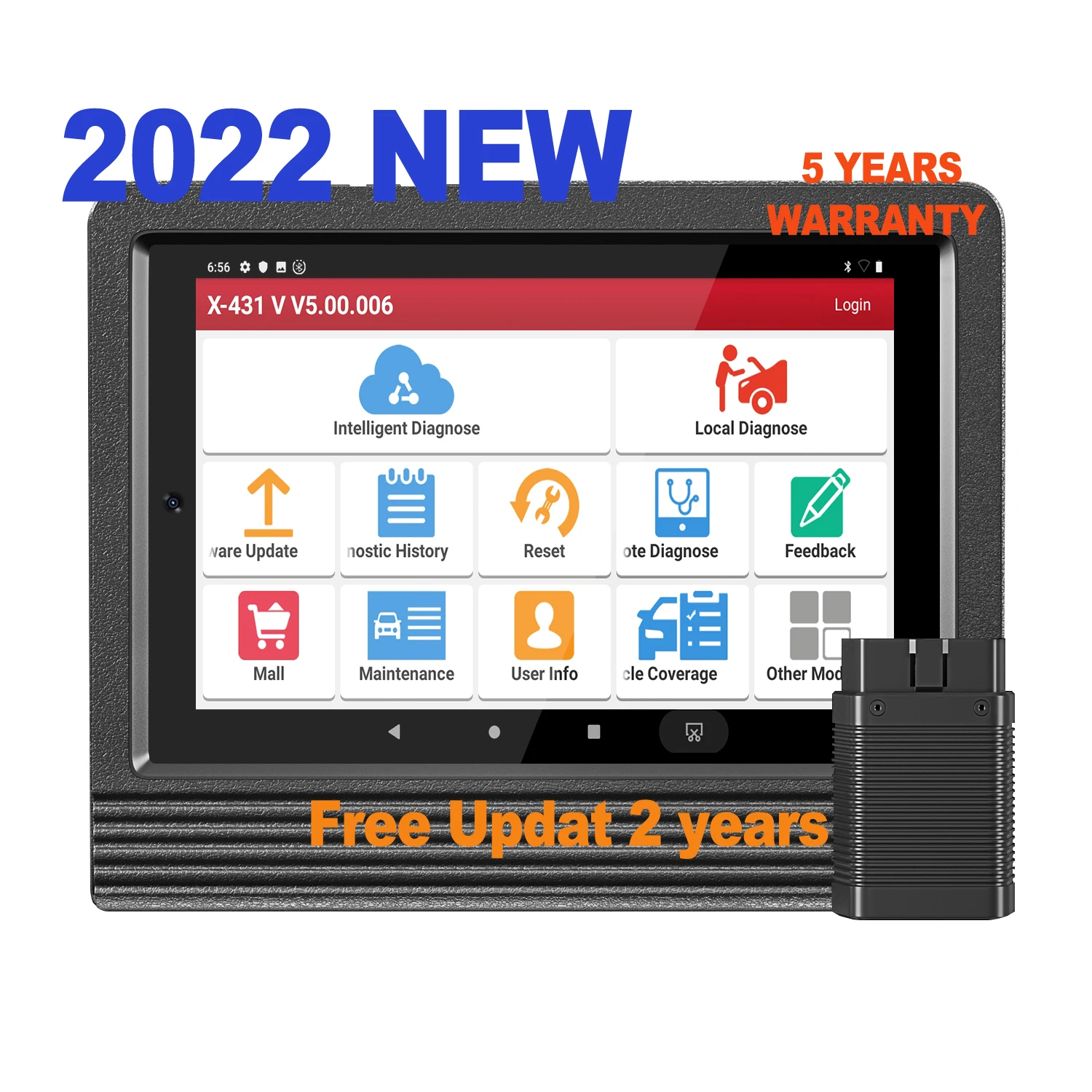 2023 Version LAUNCH X-431 V 4.0 WiFi/BT ELM327 Obd2 Scanner Auto Full System Diagnostic Tool X431 V Free Update Online