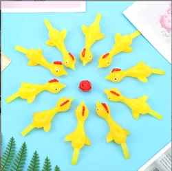 Manufacturers wholesale  Stretch Slingshot Catapult Finger flying Toys Ejection Toys Kids TPR Animal Shooting Toys