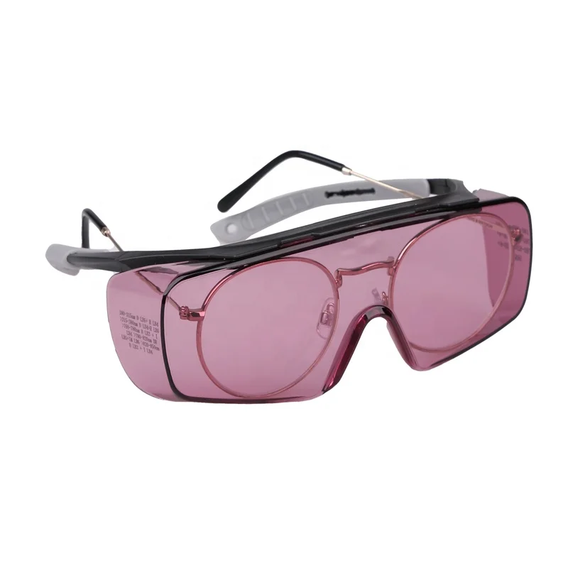 High Quality Fit Over Laser Safety Glasses 808nm Infrared IR YAG Laser Safety Goggles OD6+