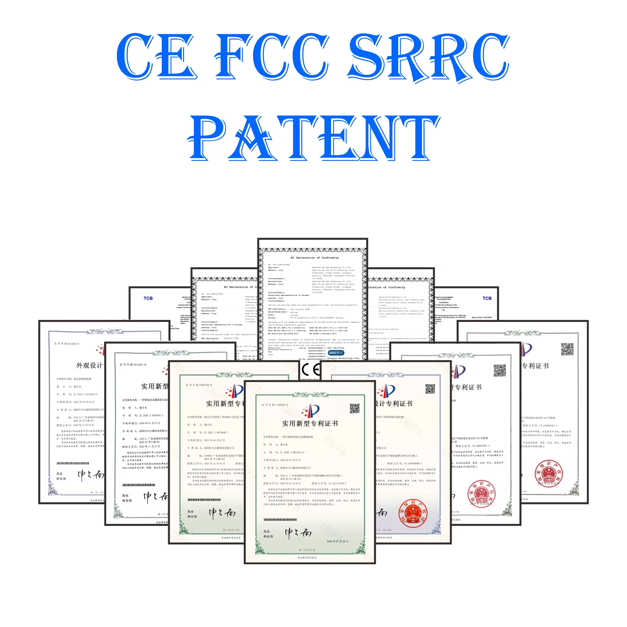 Smart Mini TPMS  Car Tire Pressure Monitoring Alarm Monitor System 4 Wheel External Type Sensor Temperature Alert