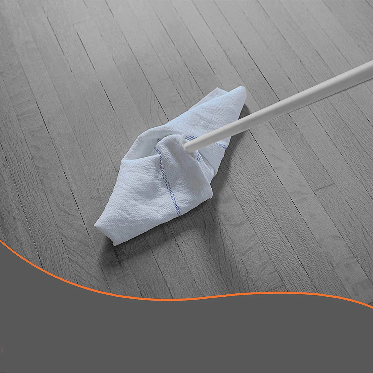 Factory Recyclable 50*70 cm Cotton Floor Cloths Household Cleaning wipes White Cotton Mop Cloths Floor Cleaning Cloths