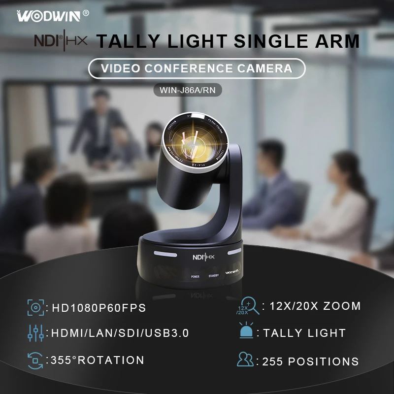 12X 20X Zoom HD 1080P USB NDI PTZ Video Conference Camera POE IP PTZ Camera For Live Streaming