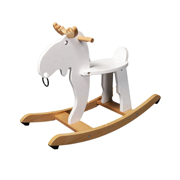 2020 new design wooden rocking horse baby toy children for kids