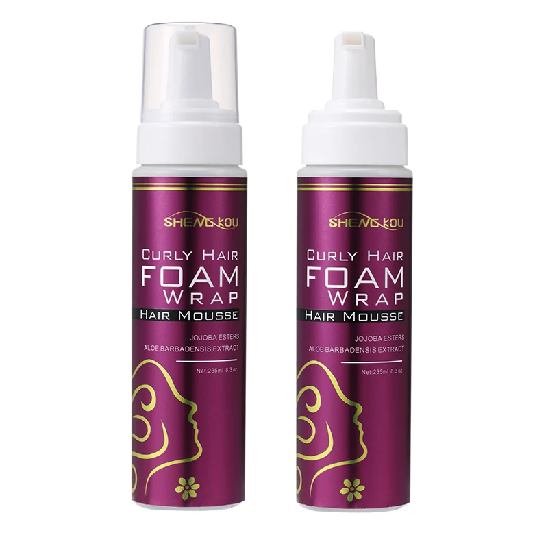 Custom Hair Product Vendor Mousse Professional Natural Styling Foam Mousse for Hair Curly Hair
