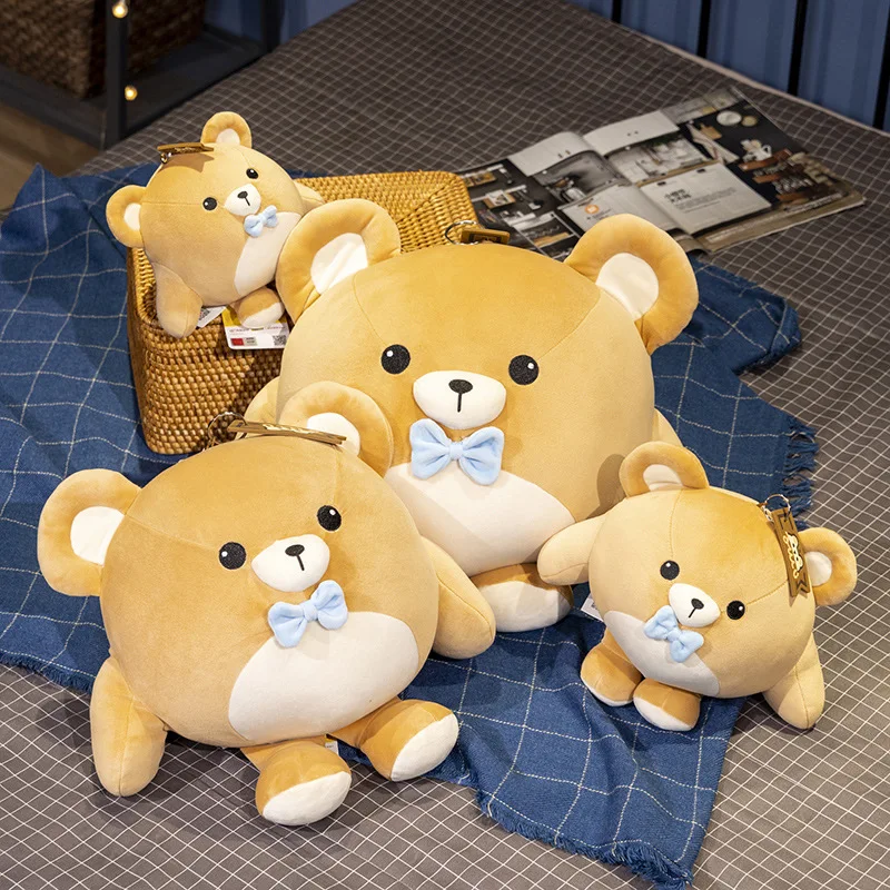 Mengai Genuine Puff Party Lost Heart Bear Plush Toy Cute Cartoon Doll Doll For Girls Birthday Gift Cushion