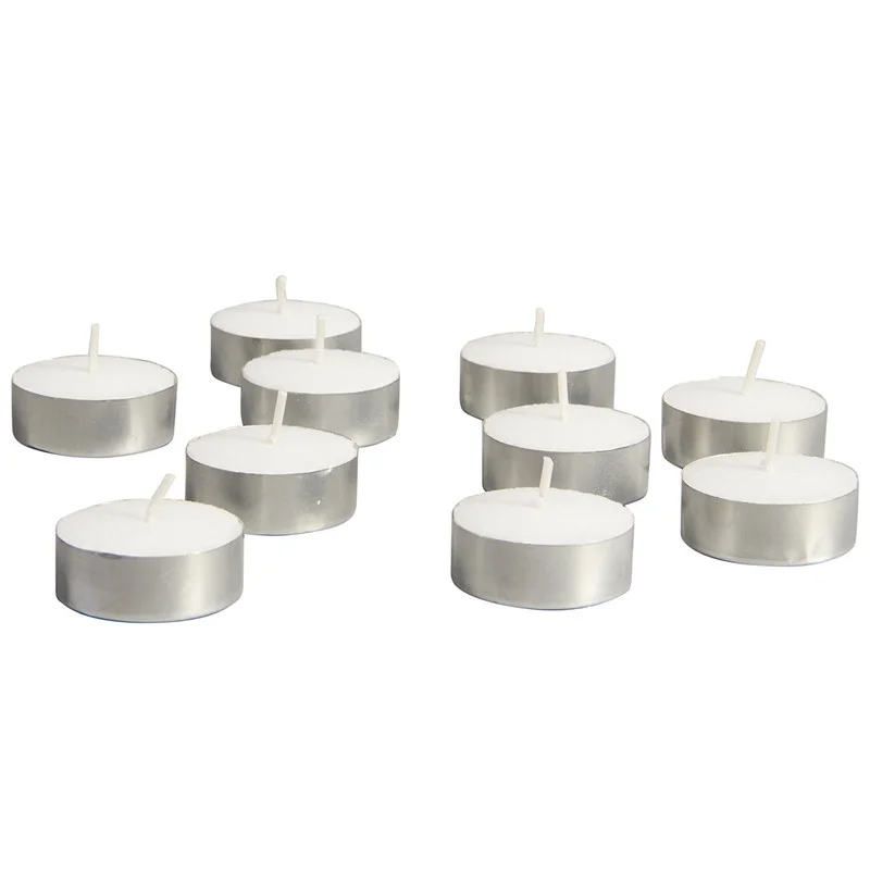 Flameless tea lights candles 50 packs candles tea lights customize tea light candle box packaging