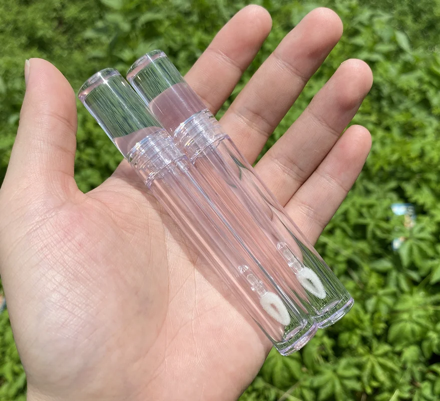 Контейнеры для блеска для губ объемом 5 мл, прозрачная туба для блеска для губ