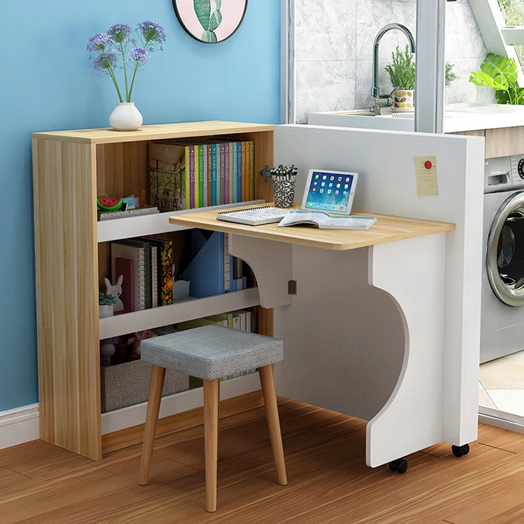 Space Saver Table Home L Shaped Corner Office Desk With Shelf