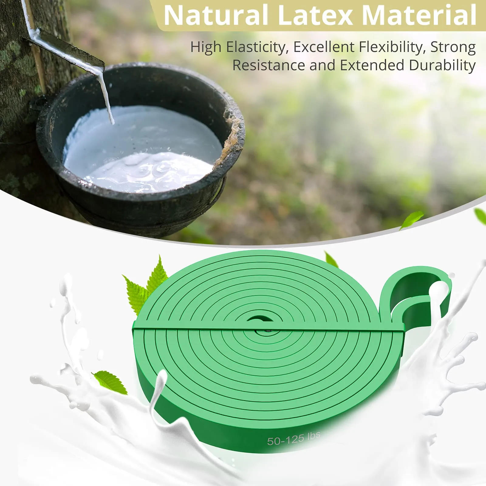 Pull Up Assist Band Fitness Strength Band Power Exercise Custom Latex Stretch Long Resistance Power Bands Set/