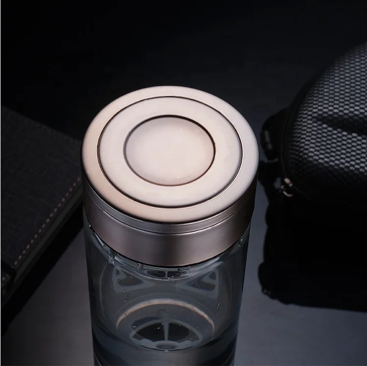 Hydrogen Rich Water Bottle Alkaline Generator Portable Healthy Cup USB Rechargeable Anti-Aging Hydrogen Water 400ml