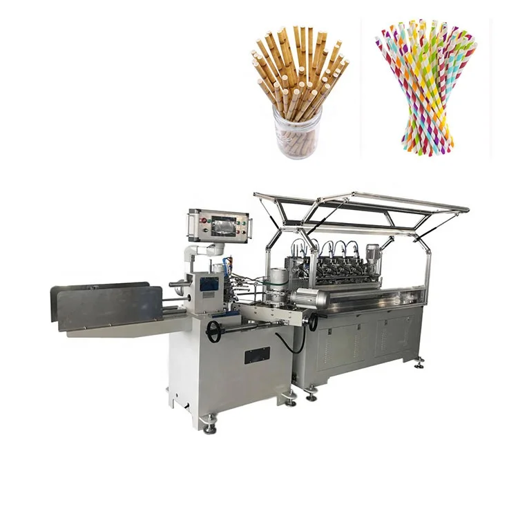 Лидер продаж, аппарат для производства одноразовой биоразлагаемой бумажной соломы для супа из льда и песка