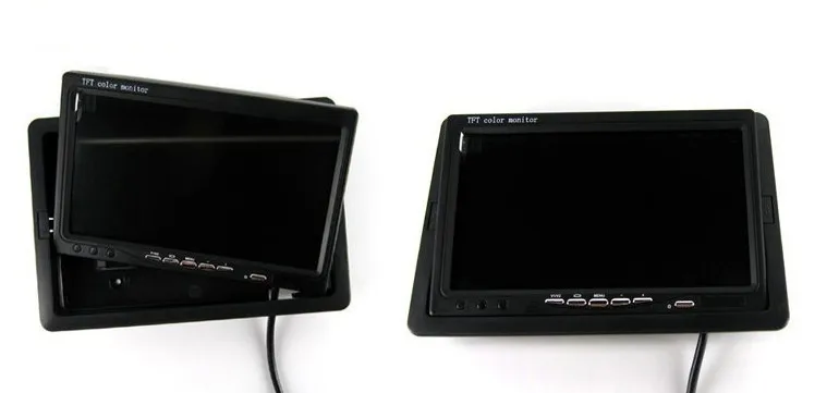 7 дюймов tft автомобильный автобусный ТВ монитор портативный ЖК-монитор cctv видео кино дисплей
