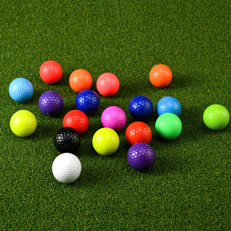 golf driving range balls blank cheap printing premium rubber training distance bulk golf ball