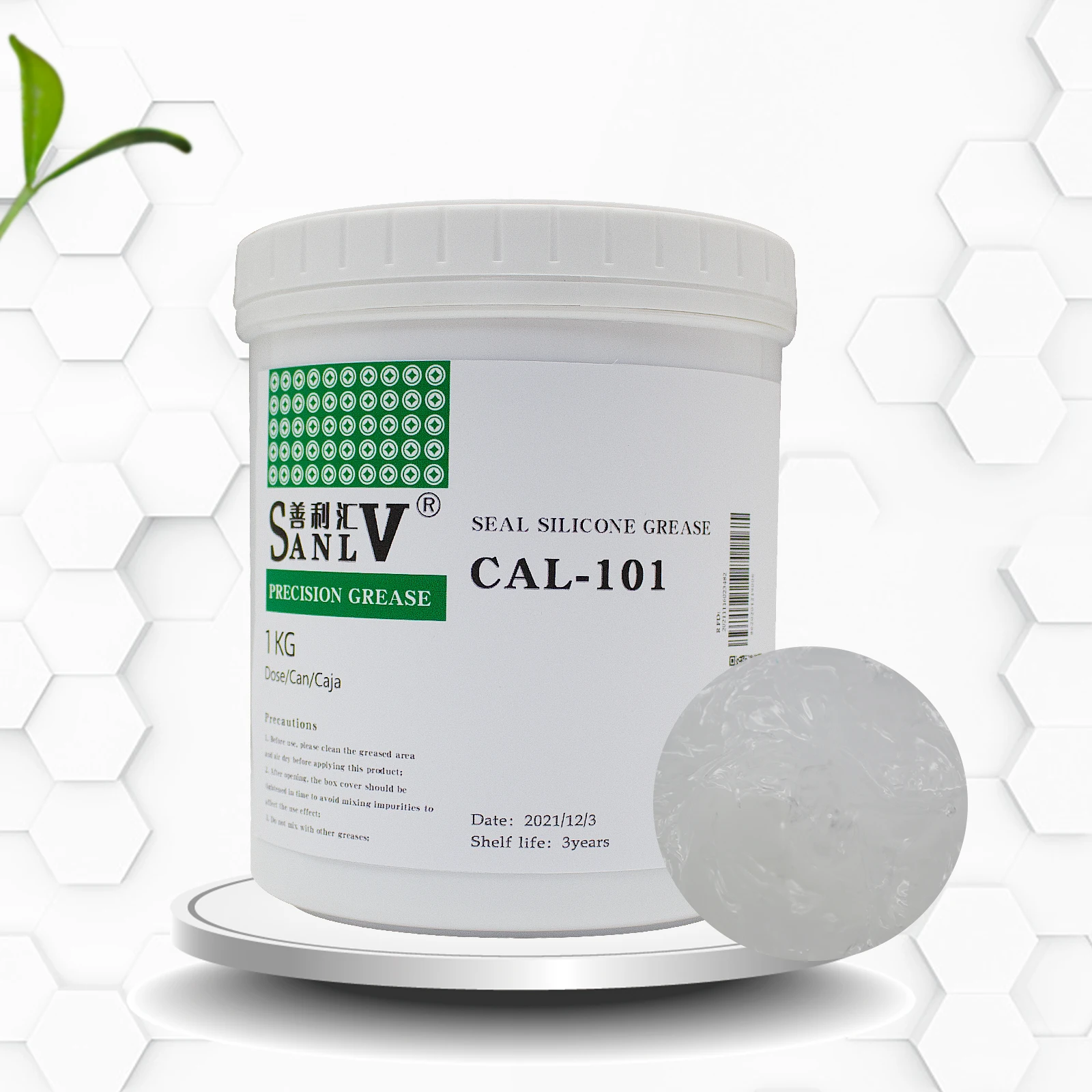 Food grade sealing silicone grease white translucent grease spark plug sealing grease