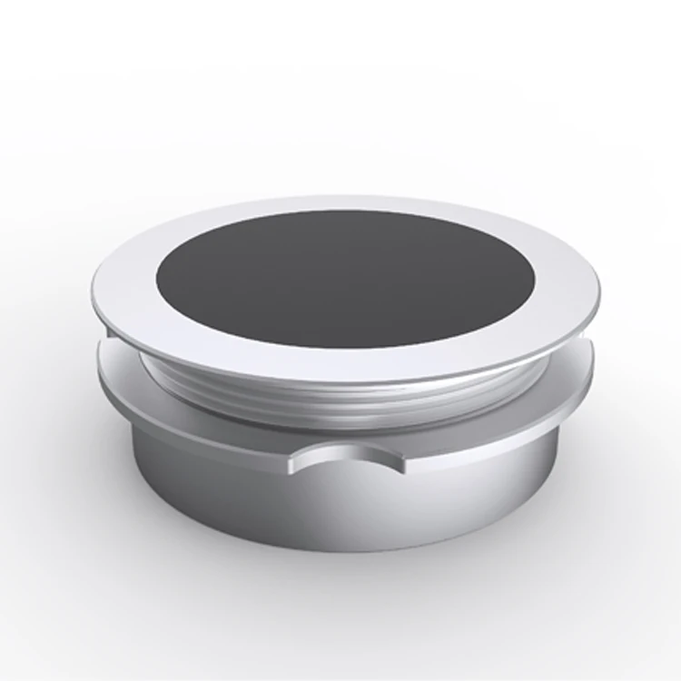 Restaurant Table Qi Wireless Charger Aluminum Shell  Built In Office Desk 9V 1.1A Table Embedded Wireless Charger