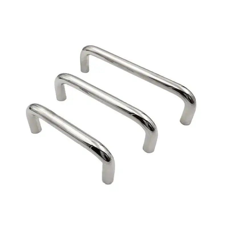 Solid SS Stainless Steel U Shape D Shape Pulls Furniture Handle For Bathroom Kitchen Cabinet Door Handle pull handle