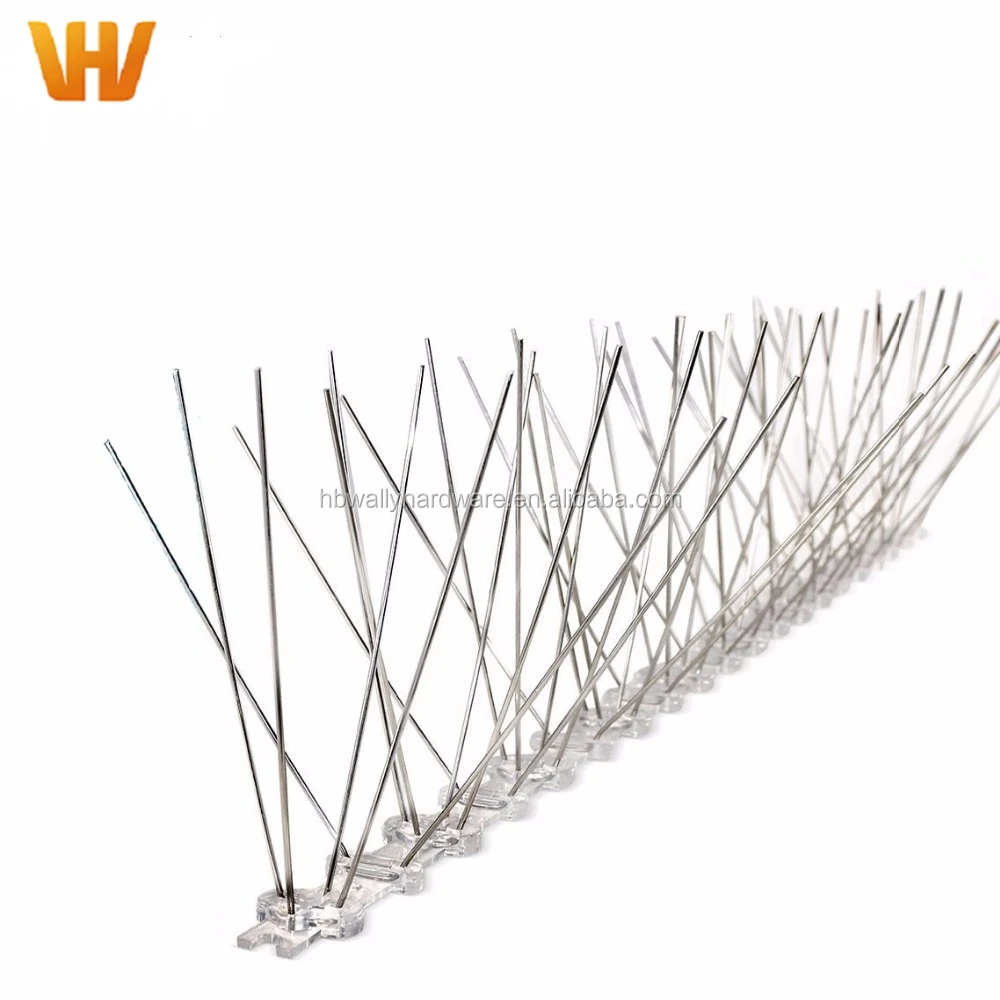 50cm White Garden PP Fence Wall Spike Anti Cat Bird Control Repeller