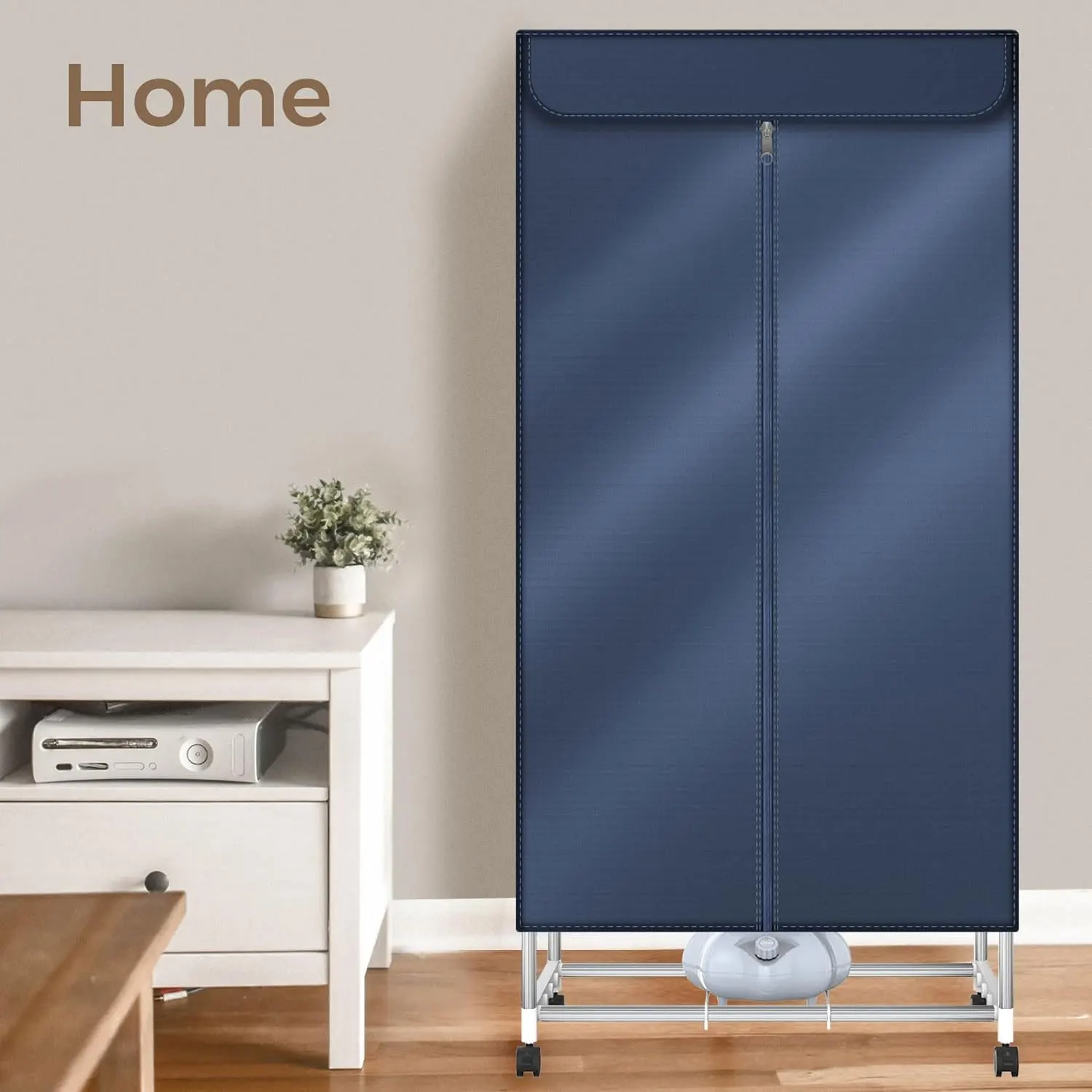 Electric Clothes Dryer Extra Tall 1200W Large Capacity 15kg Energy-Efficient Indoor Wet Laundry Warm Air Drying Wardrobe