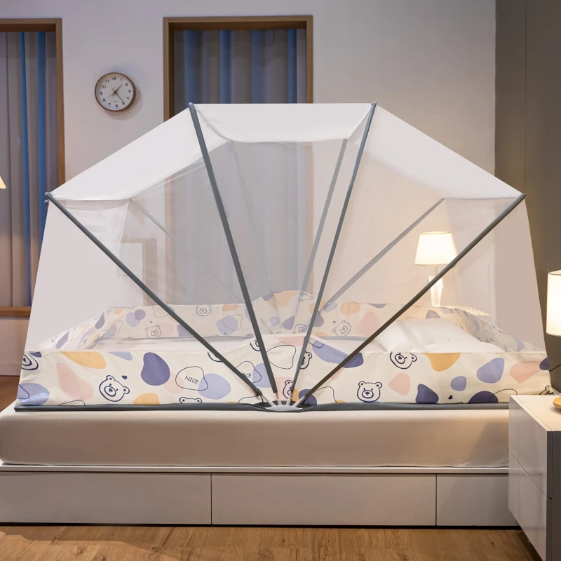 Upgrade 6 shares No installation required Folding Mosquito Net