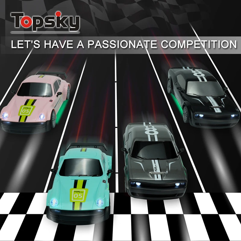 Electronic 1/20 Scale 4WD RC Drift Cars Toys High Speed Remote Control Drift Stunt Four Wheel Car with Lights Toys for Children