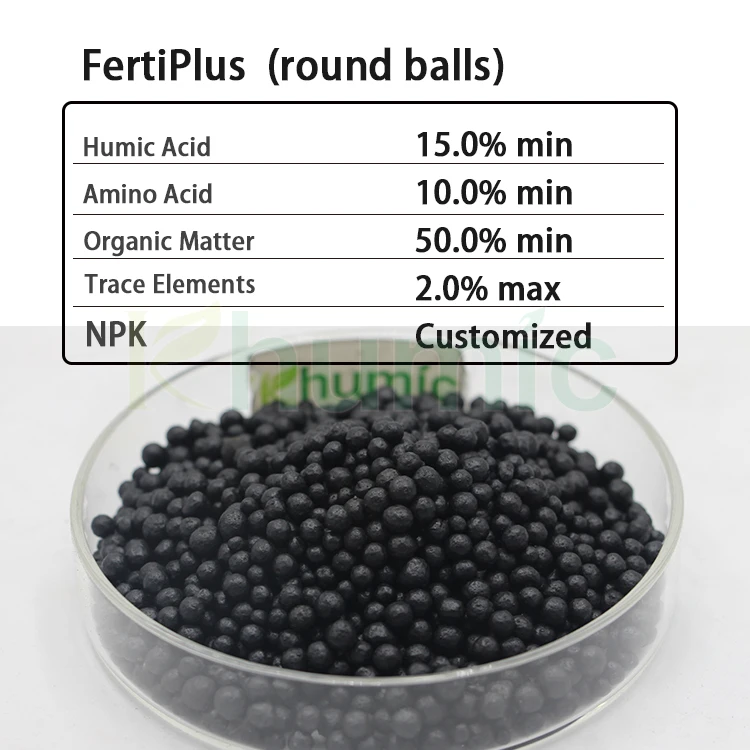 Fertiplus Plant amino humic acid source organic fertilizer humic acid amino NPK