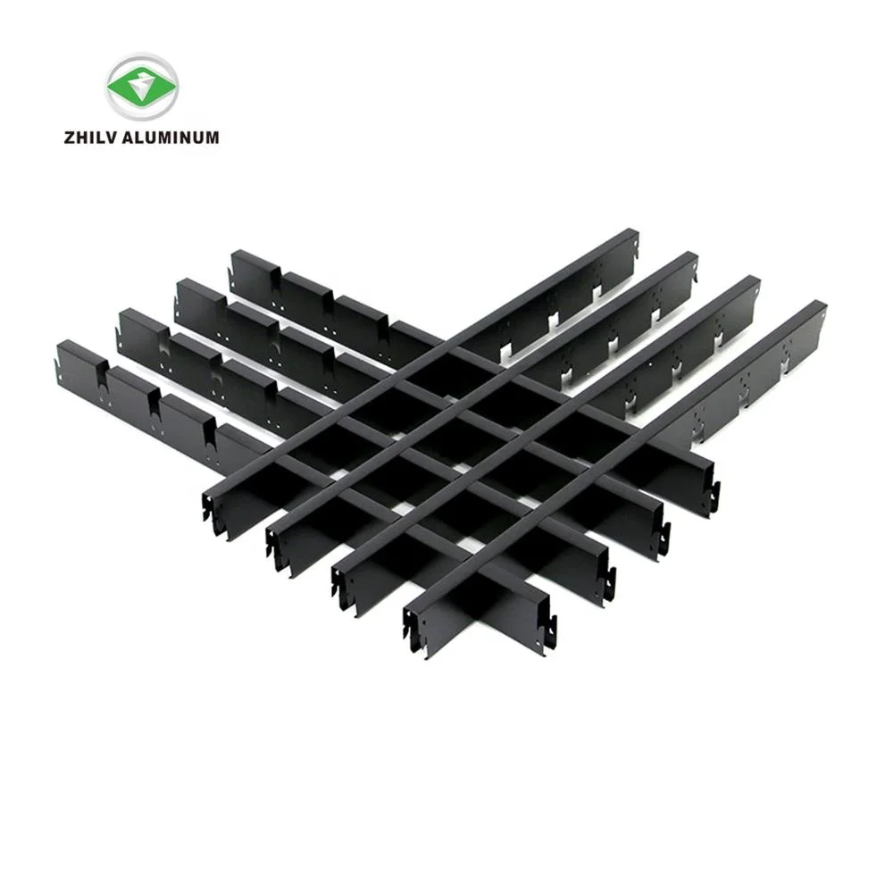 
Fireproof Function and Ceiling Grid Ceiling Tile Shape Open Cell Panel 