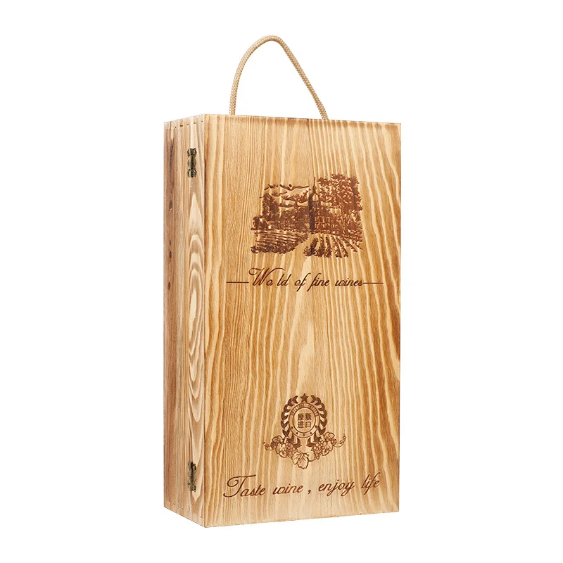 packaging gift paper wine shipping boxes and bag