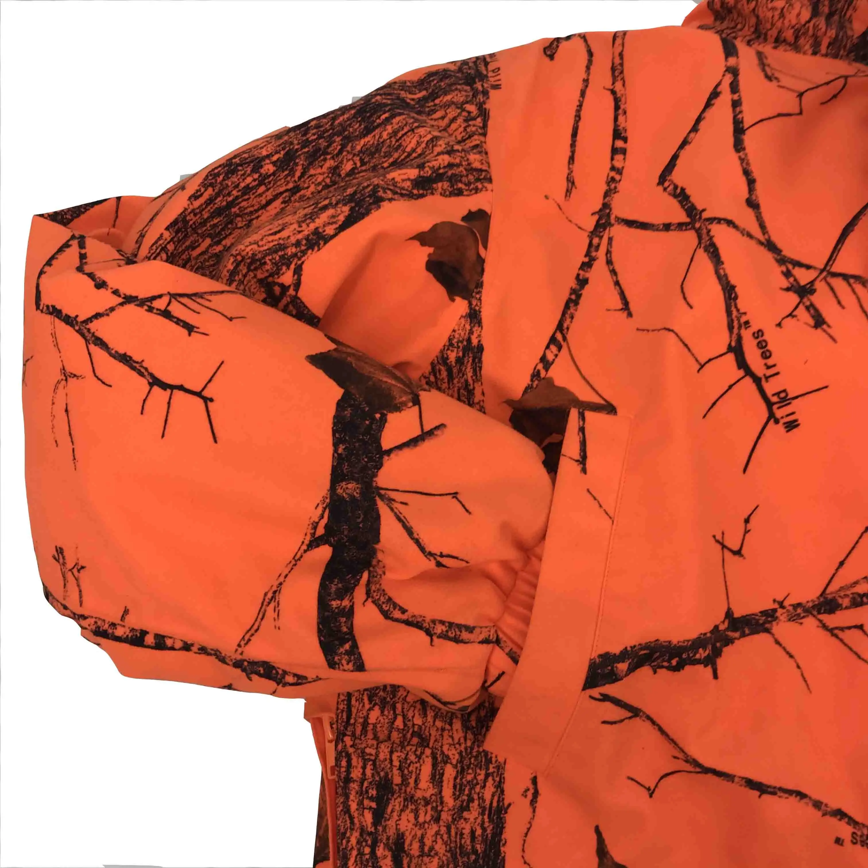 Men Winter Orange Forest Hunting Shooting Camo Insulated Jackets For Deer Hunting Games