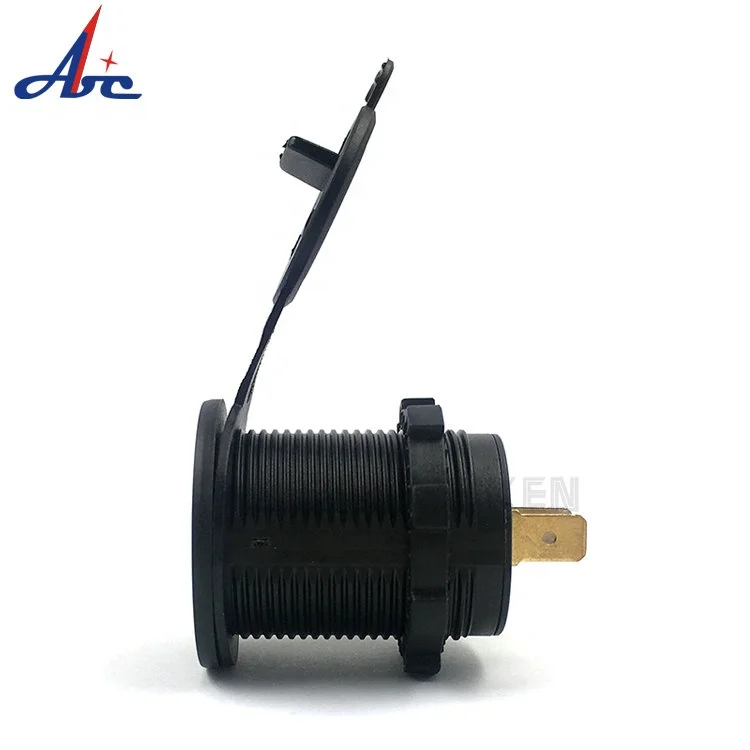 Мини 2.1A 5V розетка один USB порт Автомобильный чейнджер 12v 24v Входная зарядное устройство светодиодный dc Вольтметр и амперметр