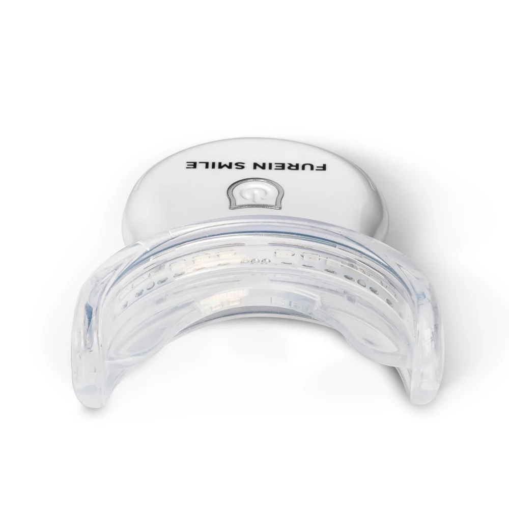 32 LED Blue Red Light Teeth Whitening Lamp Fast-Acting Home Clinic Salon Bleaching Machine Silicone Mouthpiece Dentistry