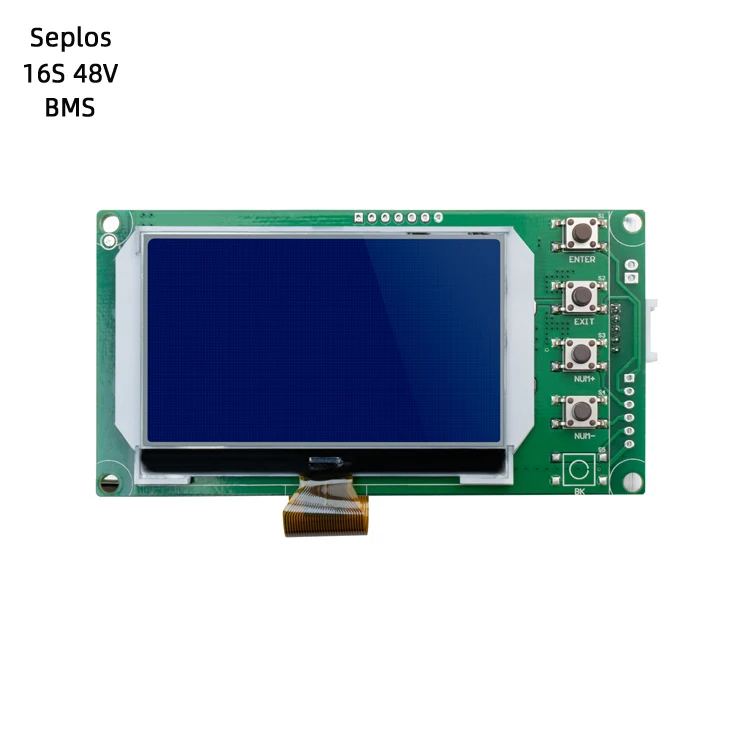 Seplos 48V 50A/100A/150A/200A CAN/RS485 smart Seplos bms Lifepo4 система управления аккумулятором для самостоятельной сборки
