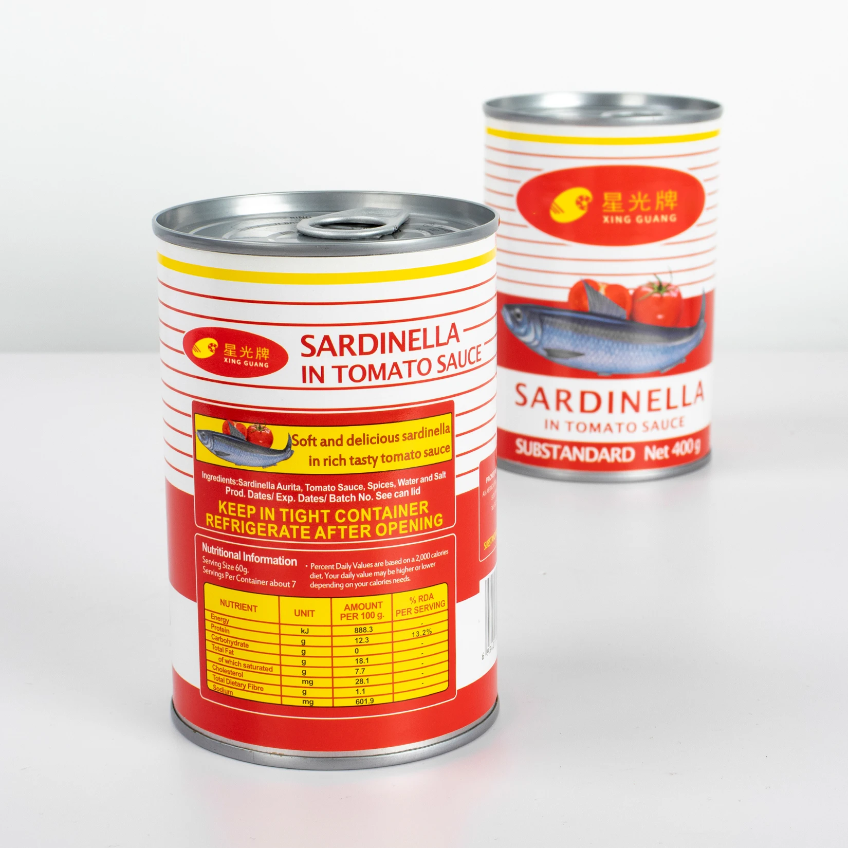 Exported Canned Sardines 125Gx50Tin Canned Sardines Fish Good price China Manufacturer