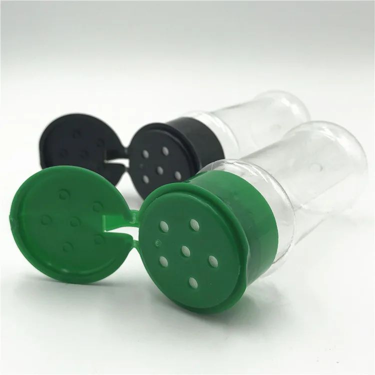 Plastic Seasoning PET Salt Pepper bottles cute Condiment Bottle for pepper