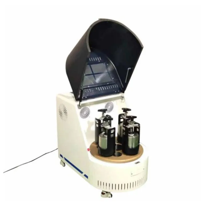 Lab Mini Vertical Semi-Circular Arc Planetary Ball Mill Used for Dry and Wet Grinding and Mixing Products